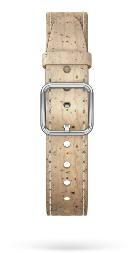 Beige Cork Strap, Steel Pin Buckle 15.0 MM - MXE0HP2W Baume & Mercier Front