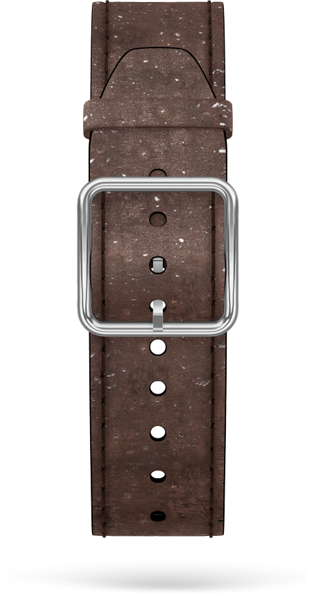 Brown Cork Strap, Steel Pin Buckle 20.0 MM - MXE0HP64 Baume & Mercier Front