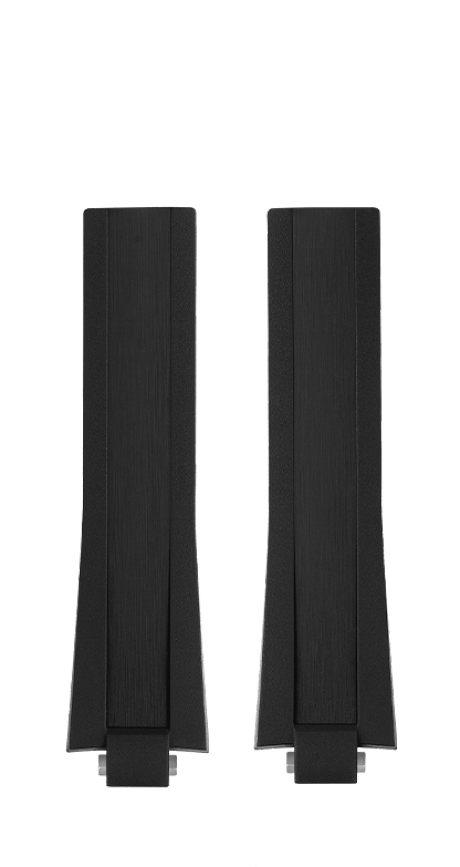 Black Rubber Strap 11.0 MM - MXE0L1RS Baume & Mercier Front
