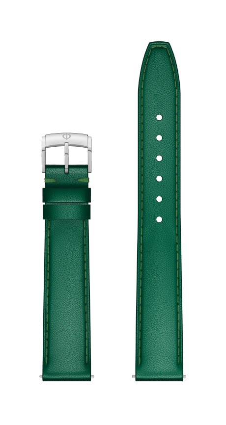 Green Calfskin Strap, Pin Buckle 15.0 MM - MXE0N0M8 Baume & Mercier Front