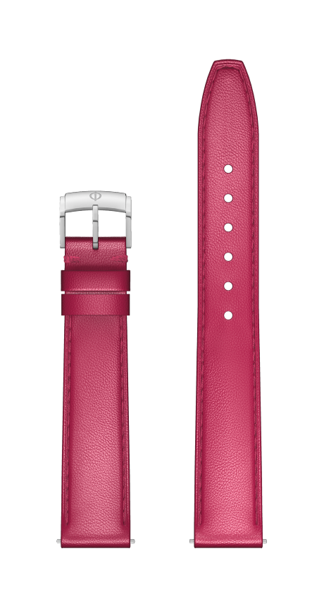 Passion Pink Calfskin Strap, Pin Buckle 15.0 MM - MXE0N0NZ Baume & Mercier Front